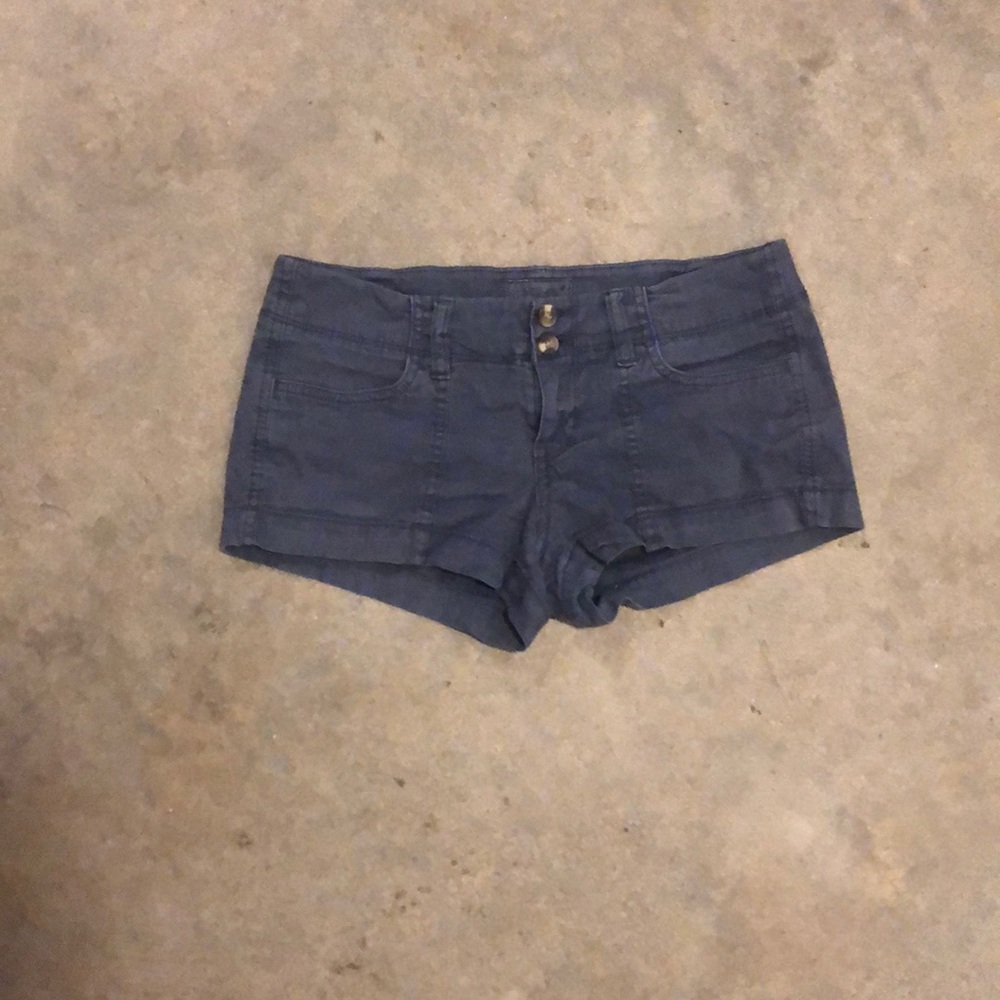 American Eagle Blue Shorts Size 0